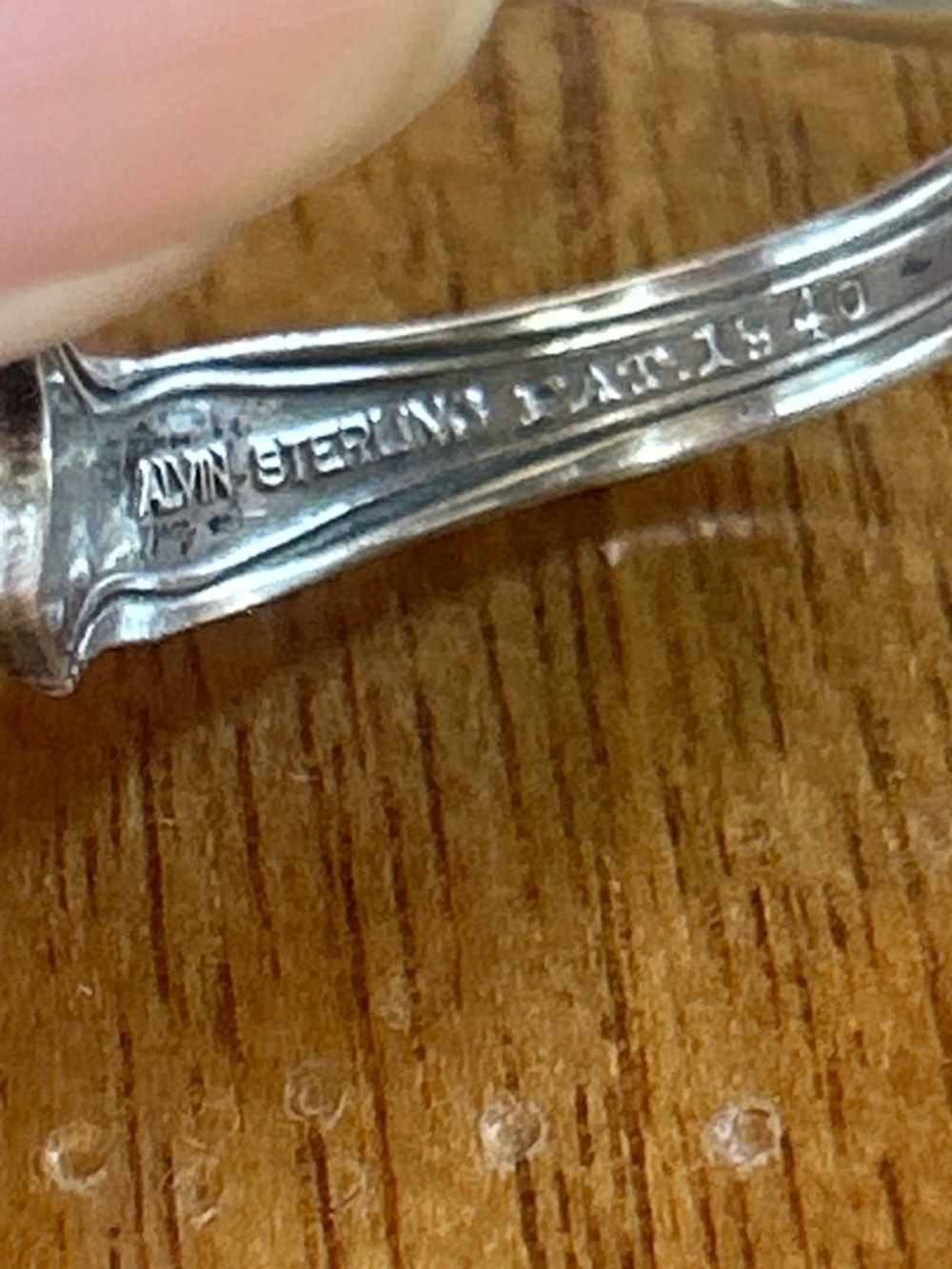 Vintage Sterling Silver “Chateau Rose” Ring - Picture 8 of 9